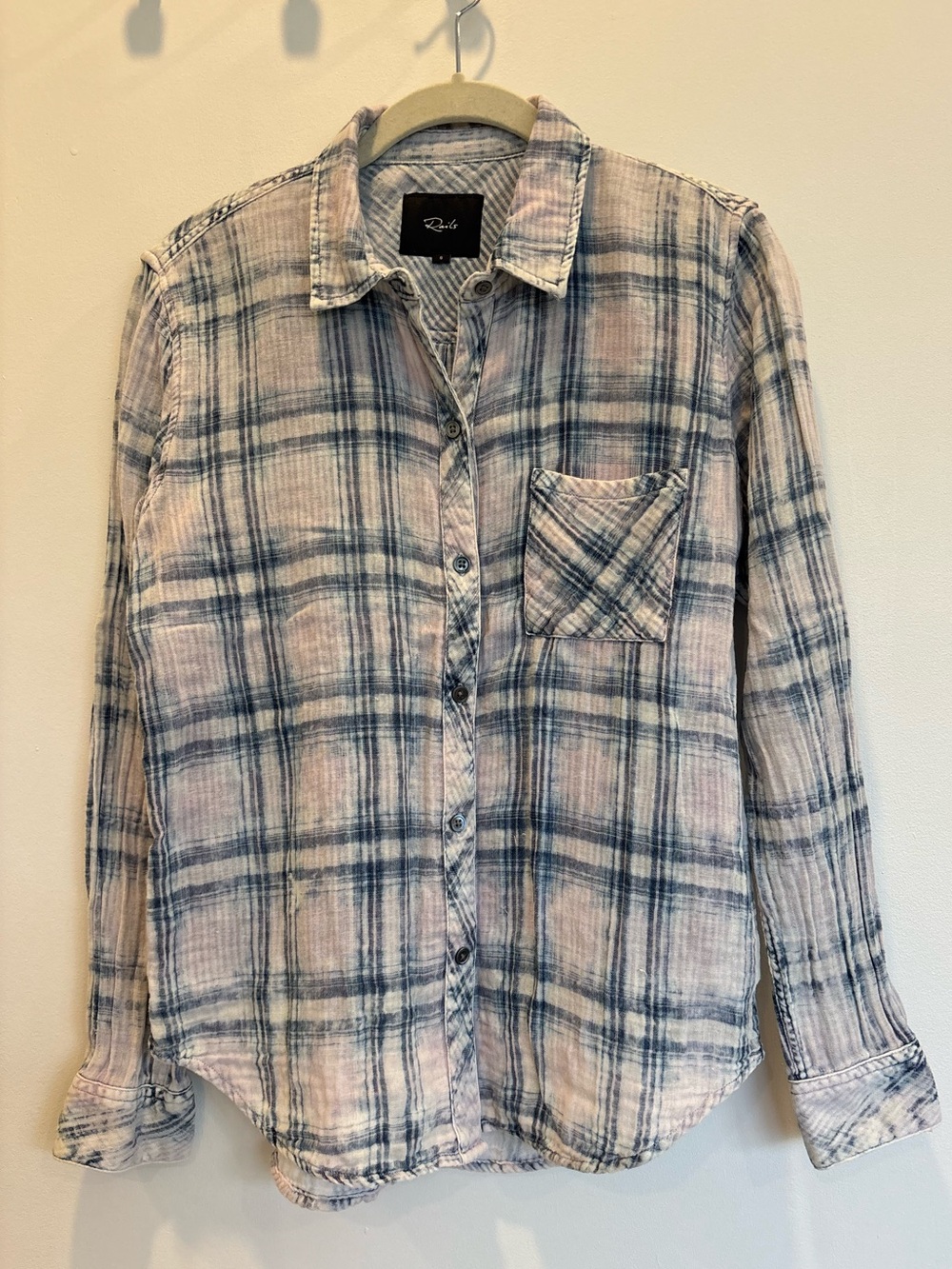 RAILS Lightweight Button Down Shirt, Size S, Gently Worn